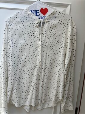 Rails Button Down with Heart Print